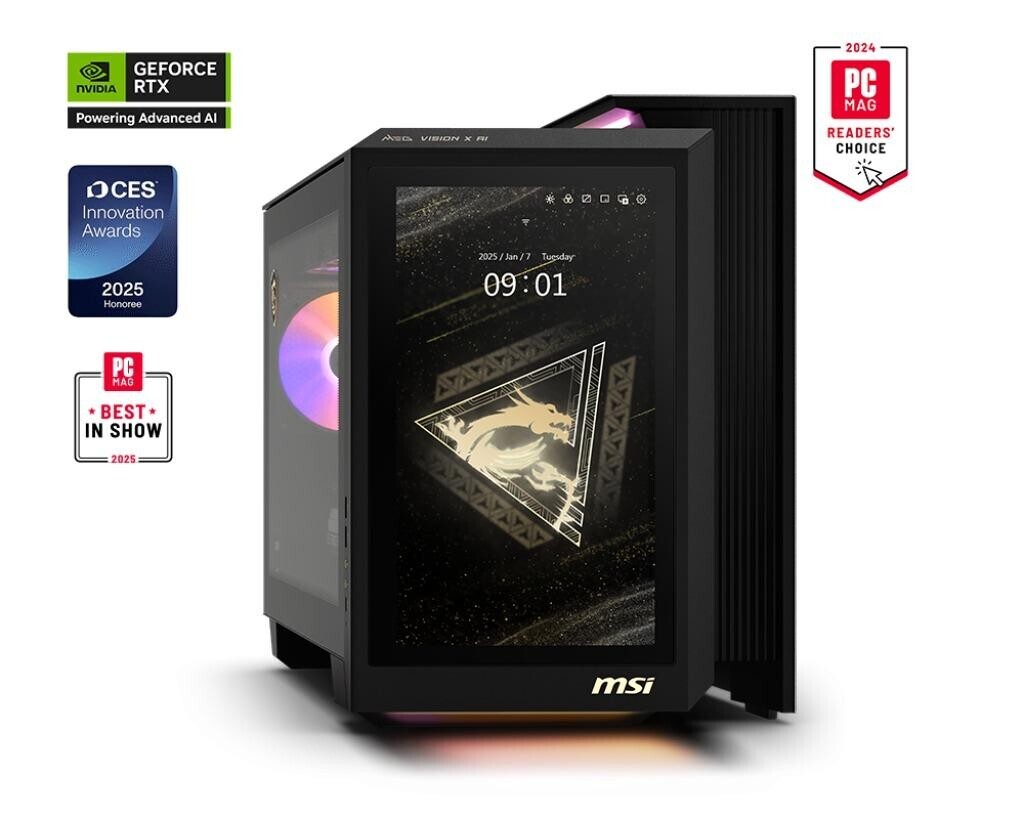 MSI MEG Vision X/AI 2NVZ9-048EU/Tower/U9-285K/64GB/2TB/RTX 5090/W11H/2R