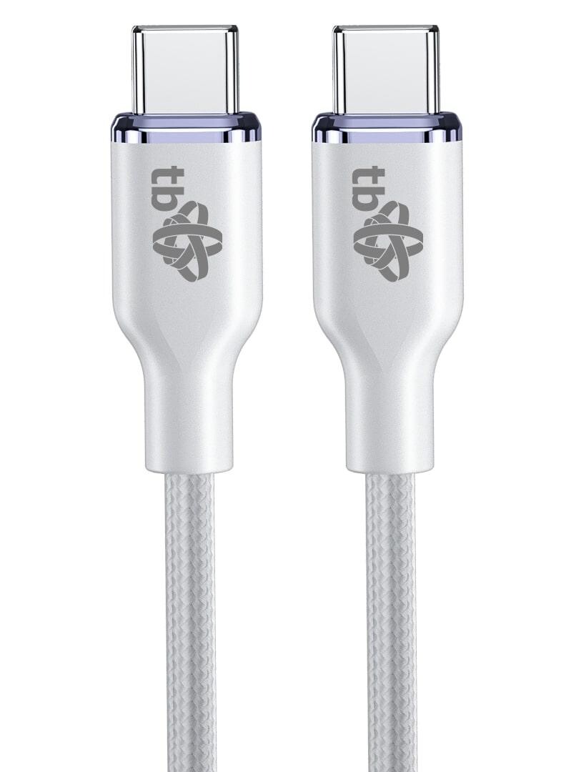 TB USB C - USB C 60W Glamour kabel 1,5m bílý