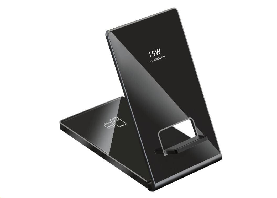 WG - Bezdrátová nabíječka WG36, 4v1 FAST MAGNET, 2x 15W+5W+3W, černá