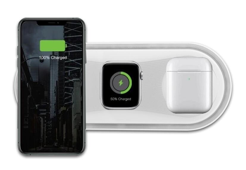 WG - Bezdrátová nabíječka stolní 22, 5W, Fast Wireless Charger, bílá