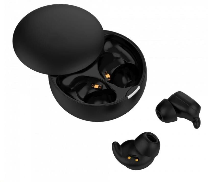 WG - Bluetooth sluchátka WG AirFlex 4, Sleeping Buds, ANC, černá