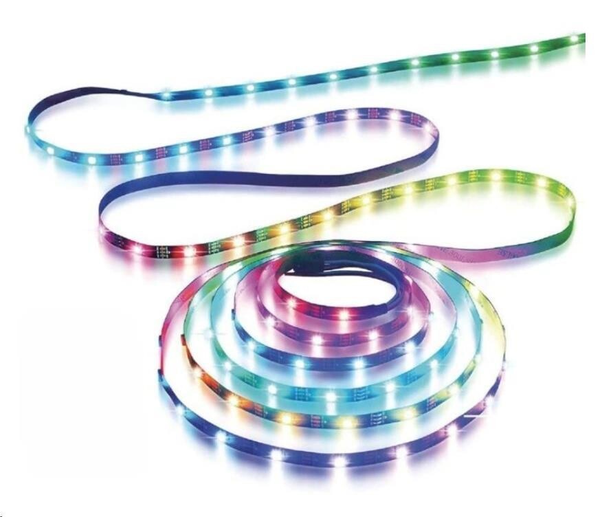 WG - Chytrý LED pásek WG17, 5 metrů, s ovladačem i aplikaci, IP 20, se síťovým adaptérem