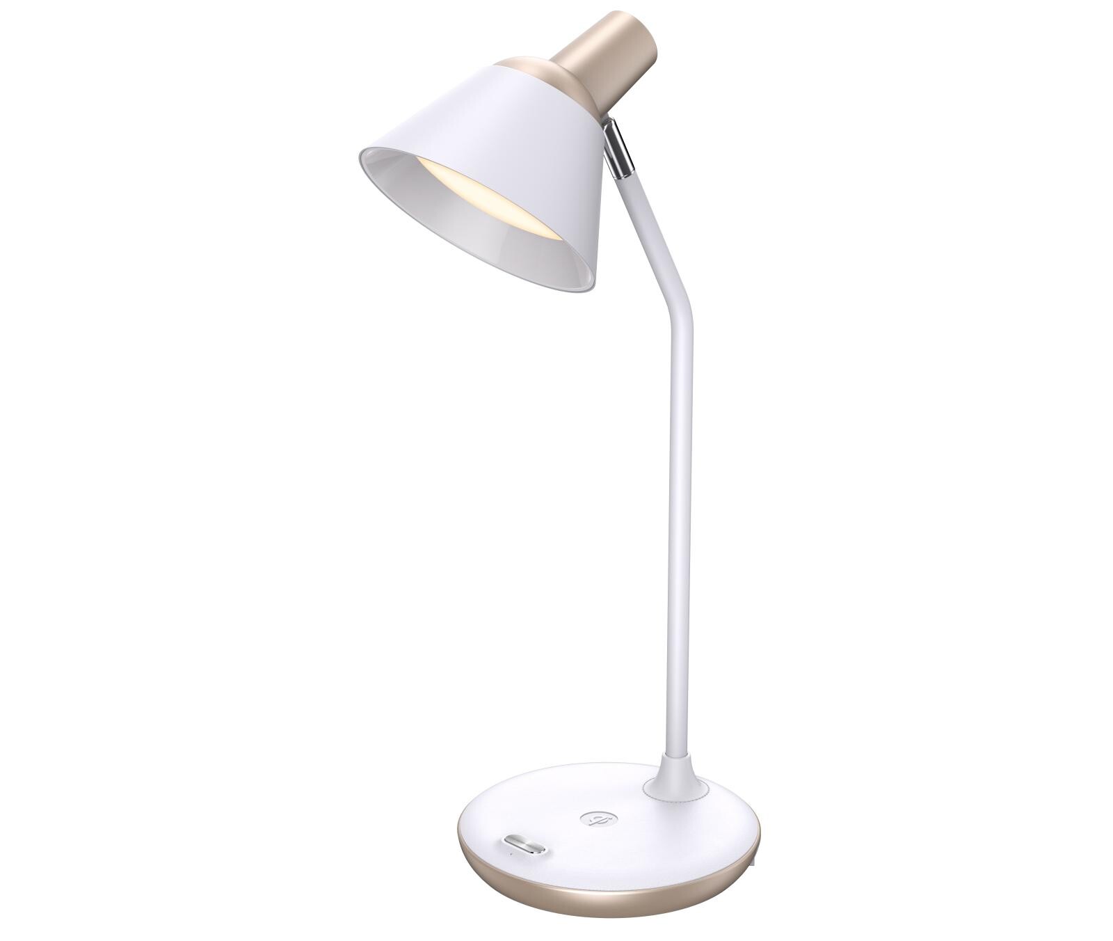 WG - Led lampička s bezdrátovým nabíjením WG Karel, bílá