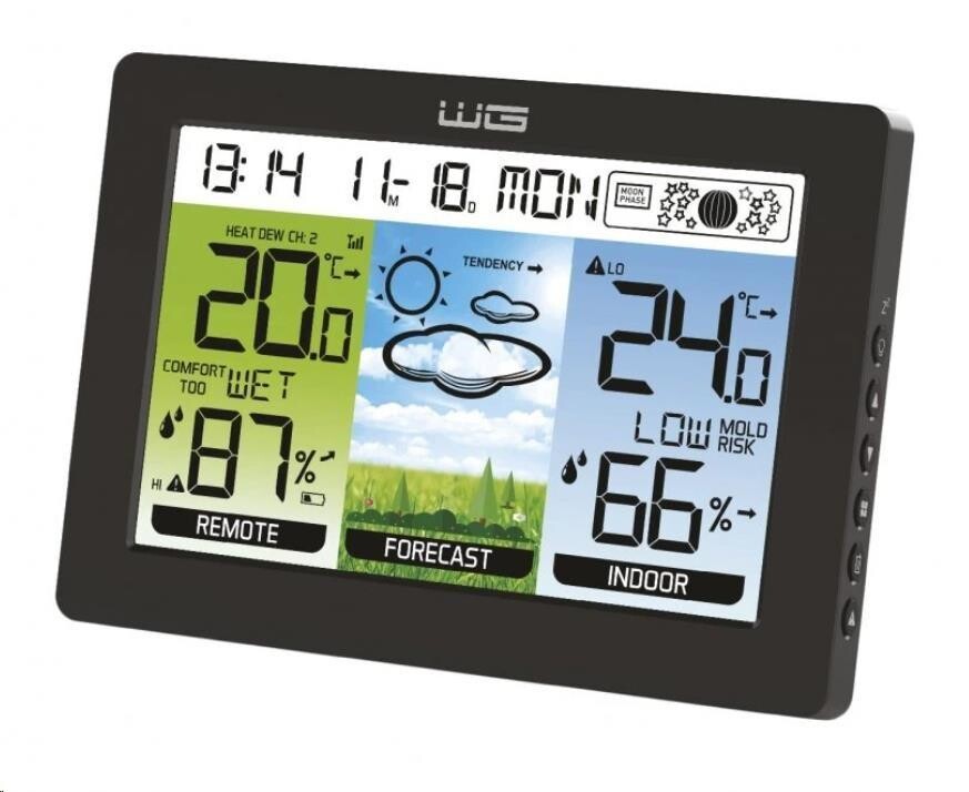 WG - Meteostanice WG4 Catbrella s venkovním čidlem, černá