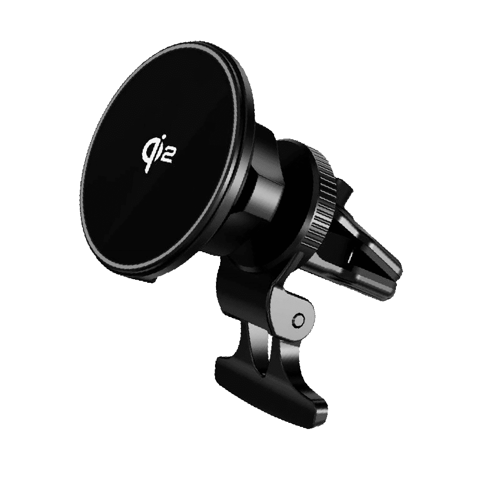 WG - Nabíječka do auta WG 40, bezdrátová 15W s Qi2, pro iPhony podporující MagSafe, černá