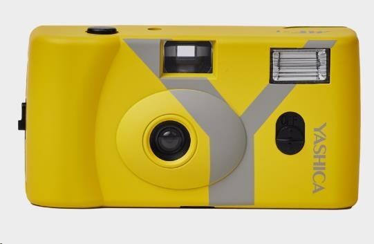 YASHICA MF-1 Snapshot Art Camera (Yellow) - analogový fotoaparát