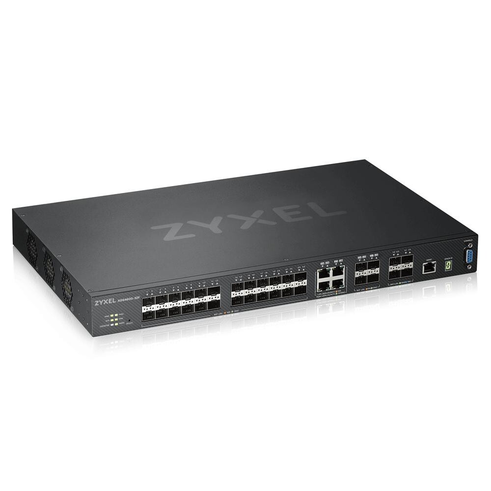 Zyxel CX4800-56F, EU, 48-port 10/25G L3 Aggregation Fiber Switch with 8 100G Uplink (with 2 AC power supply)