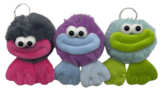 pkstar.cz Plyšová klíčenka - úsměv - 8 cm - PK131-32