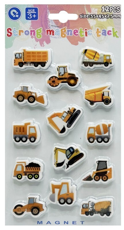 pkstar.cz Dekorační magnety - doprava - 14 ks - PK19-70