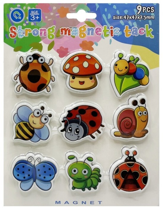 pkstar.cz Dekorační magnety - 9 ks - PK19-75