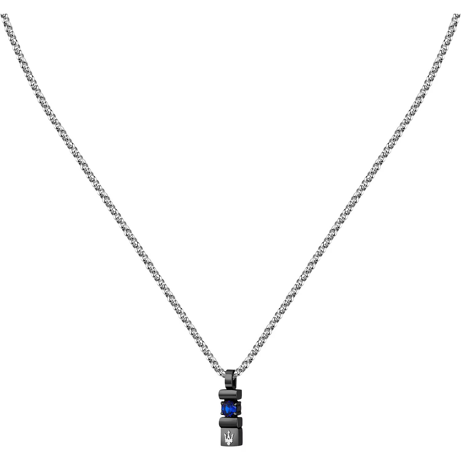 Maserati Stylový pánský náhrdelník Sapphire JM334AXO05