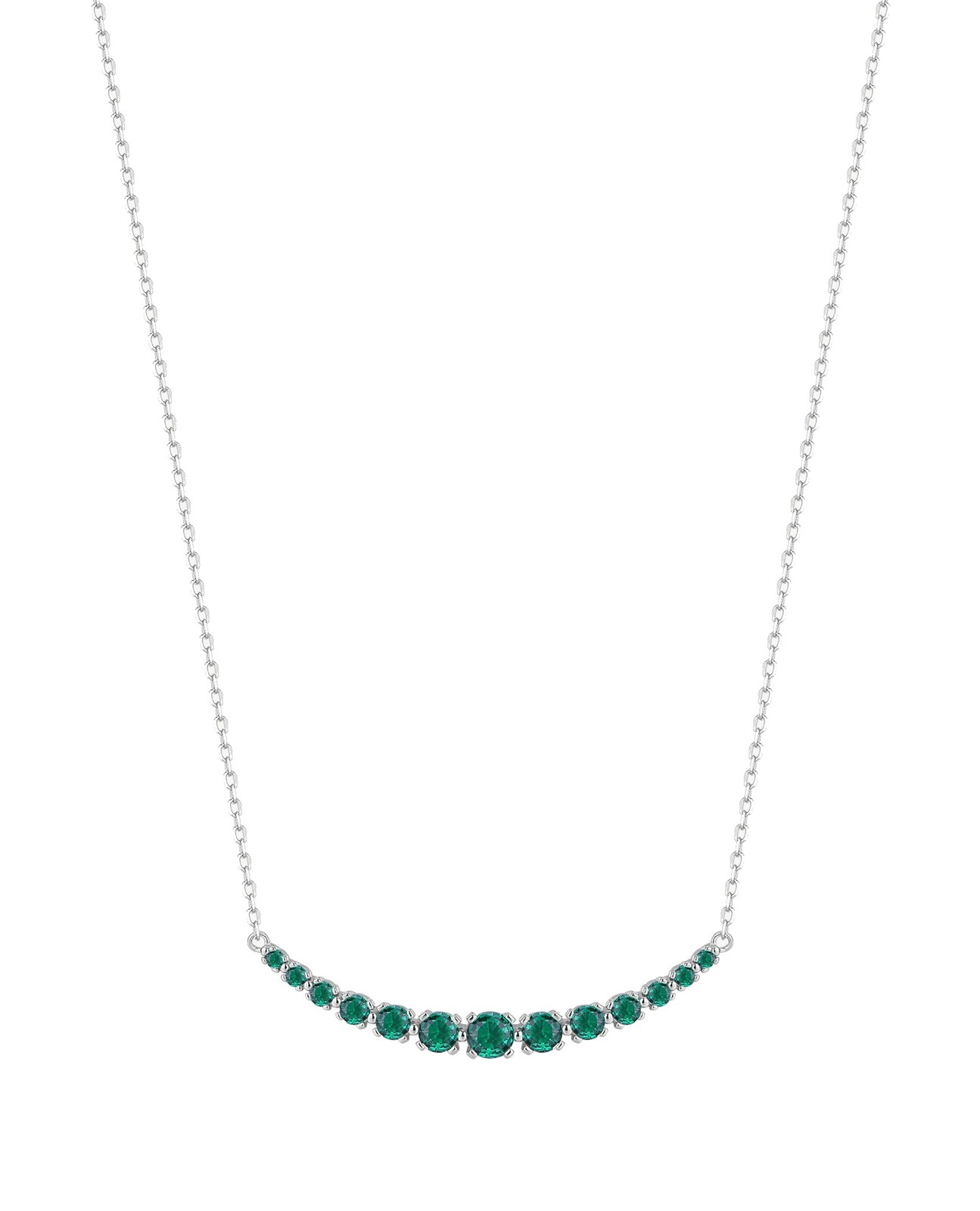 Brosway Elegantní náhrdelník ze stříbra Fancy Life Green FLG130