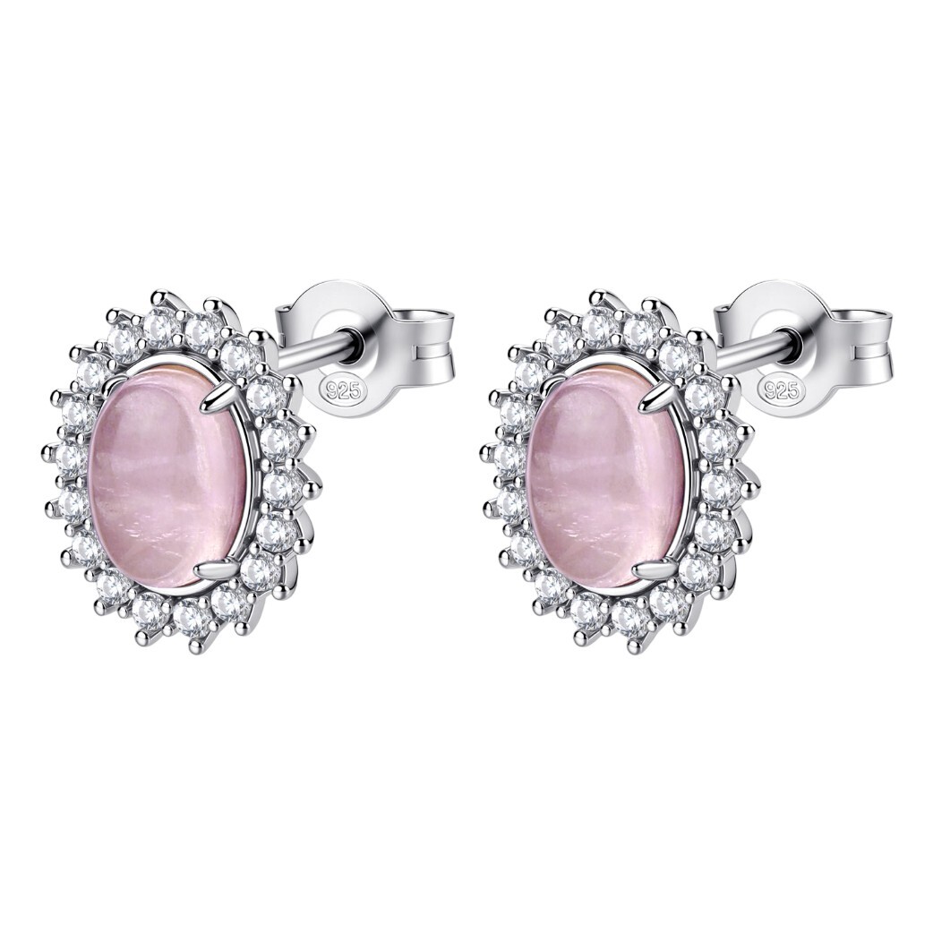 Brosway Okouzlující stříbrné náušnice Fancy Vibrant Pink FVP123