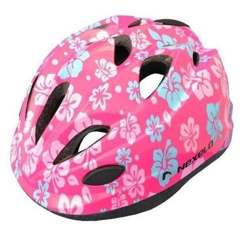 Nexelo Funny Růžová Květy S 48 - 52 cm - S přilba