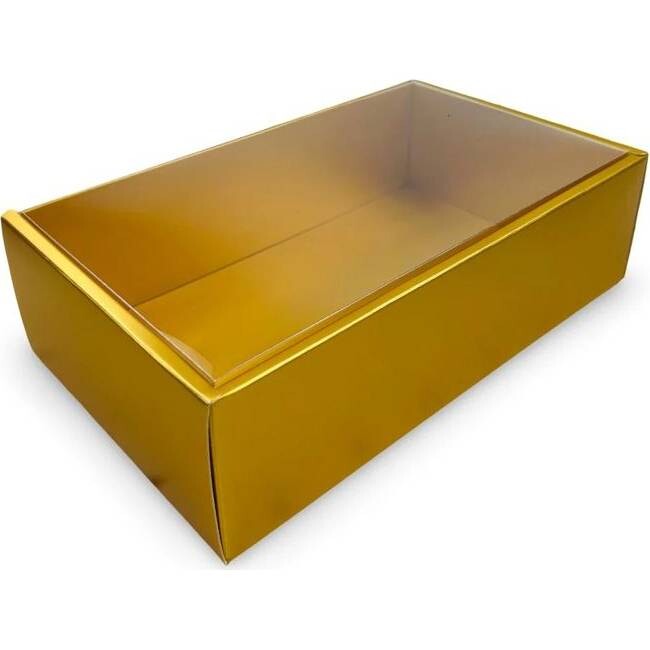 Krabička na cukroví zlatá 25x15x7cm - Alvarak