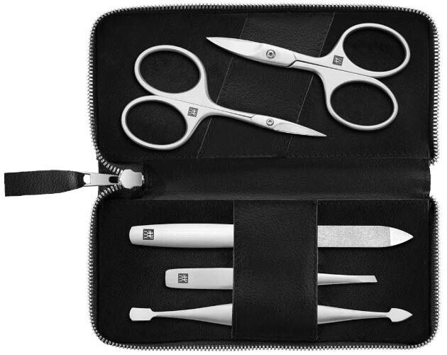 Zwilling Premium manikúra AppleSkin, 5 ks (2x nůžky), černá 97015-004-0