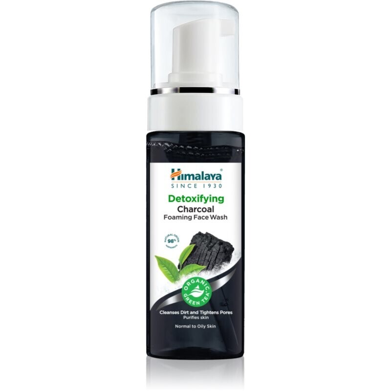 Himalaya Herbals Detoxifying Charcoal čisticí pěna na obličej s černým uhlím 150 ml