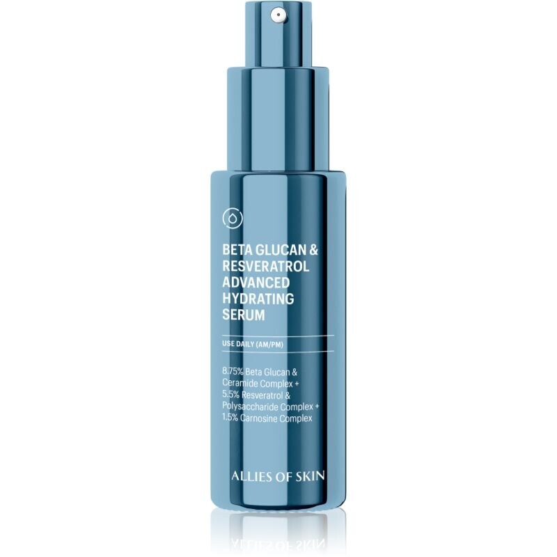 Allies of Skin Beta Glucan & Resveratrol Advanced Hydrating Serum intenzivně hydratační sérum 30 ml