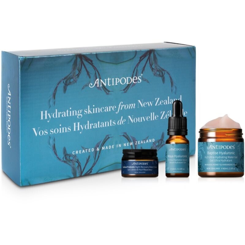 Antipodes Christmas Set Hydration Skincare vánoční dárková sada pro intenzivní hydrataci pleti
