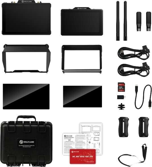 Hollyland Pyro 5 & 7 Wireless Transceiver Monitor Kit