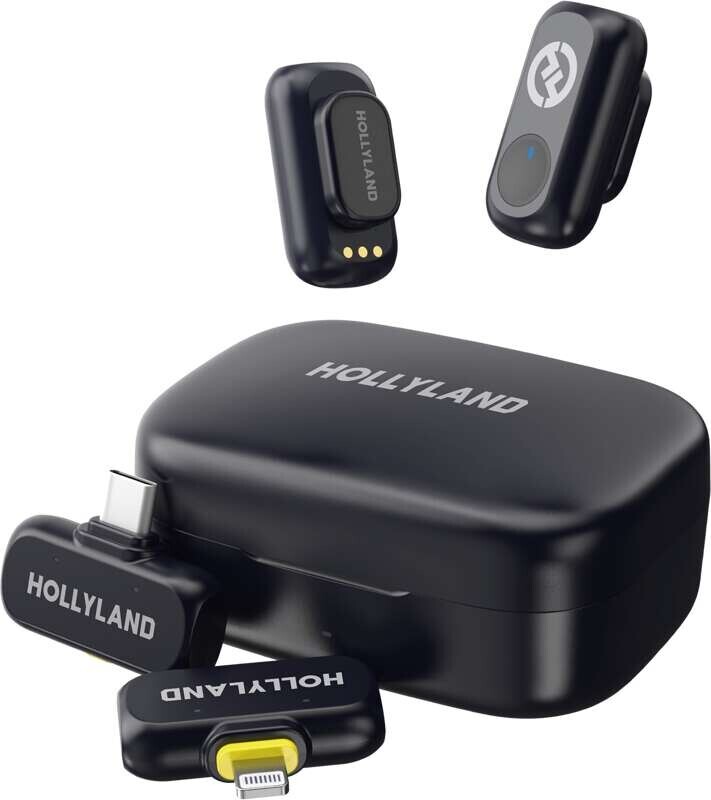 Hollyland LARK A1 Combo with USB-C RX + Lightning RX + Charging Case