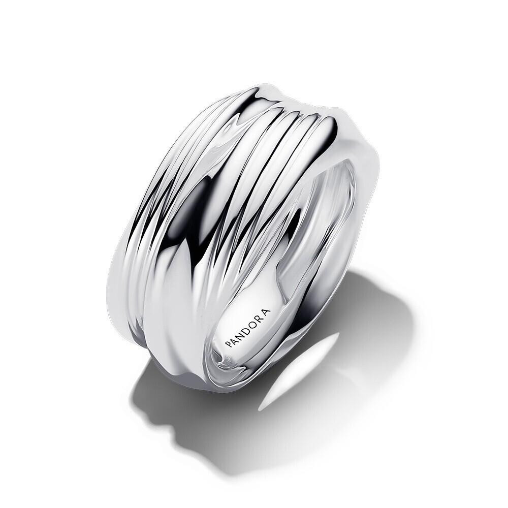 Pandora Stylový set stříbrných prstenů Essence 193890C00 54 mm