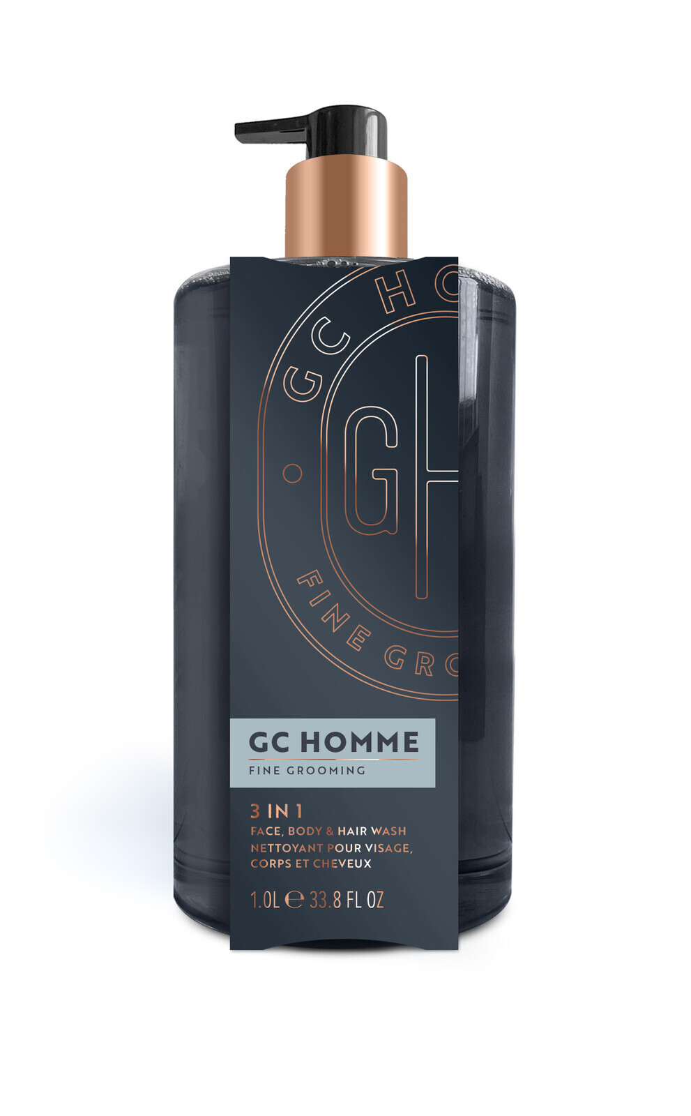 Grace Cole Mycí gel na pleť, tělo i vlasy 3v1 Černý pepř & Mandarinka (Face, Body & Hair Wash) 1000 ml