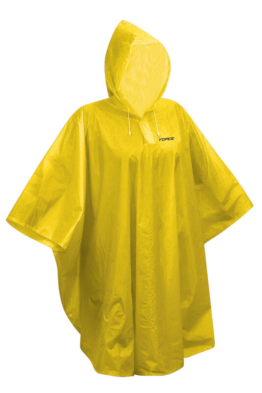 poncho FORCE dětské nepromokavé, žluté XS - M