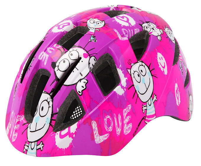 dětská přilba na kolo Etape Kitty, růžová - XXS