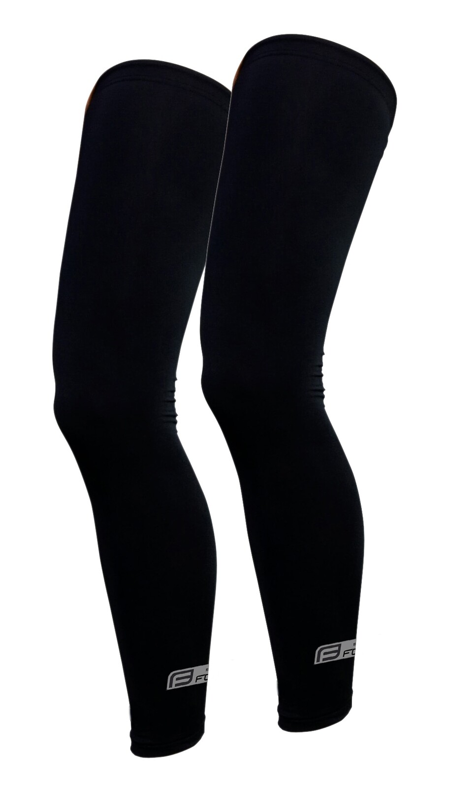 návleky na nohy FORCE RACE, lepené, černé - XL