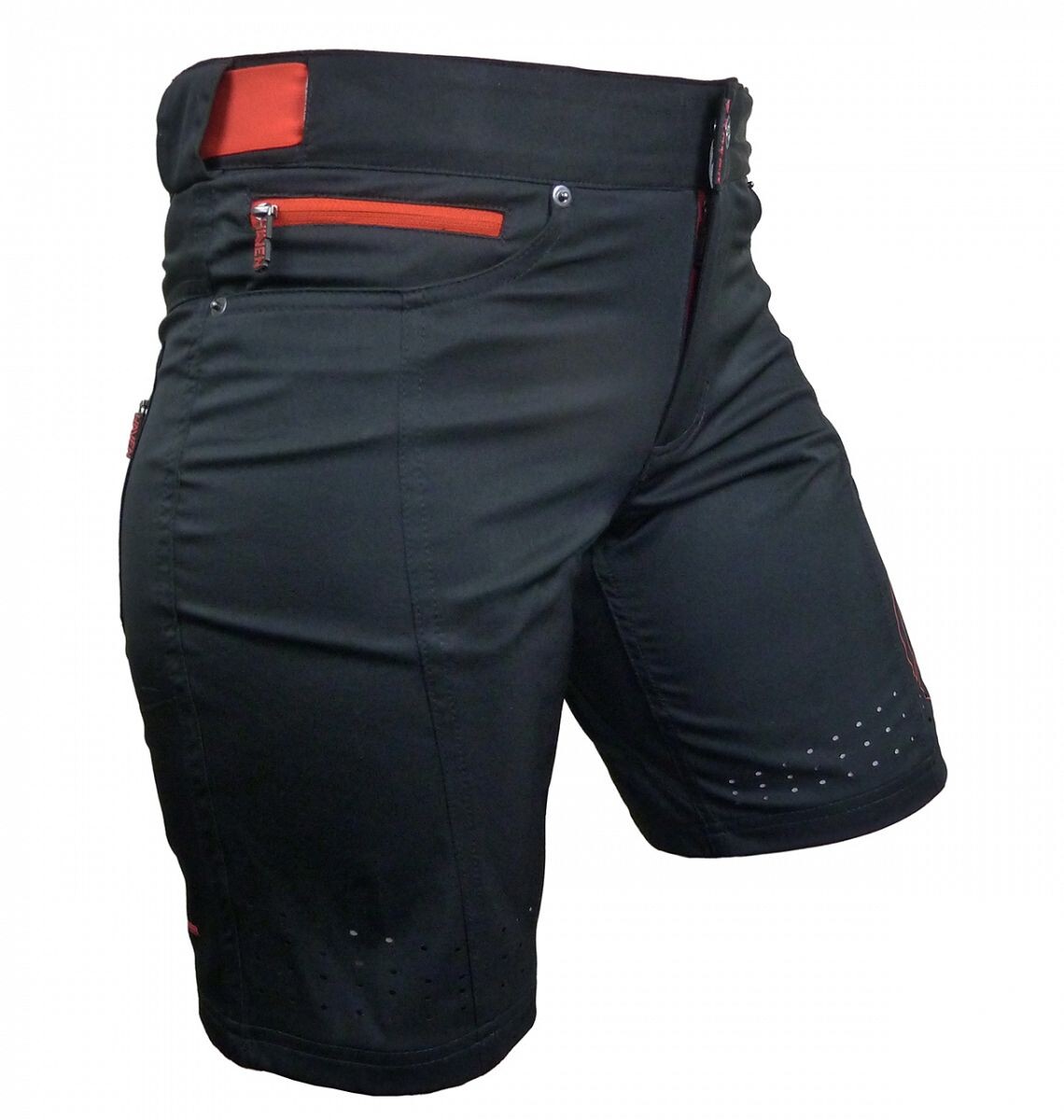 dámské cyklokraťasy HAVEN Amazon Black/red - vel. XS