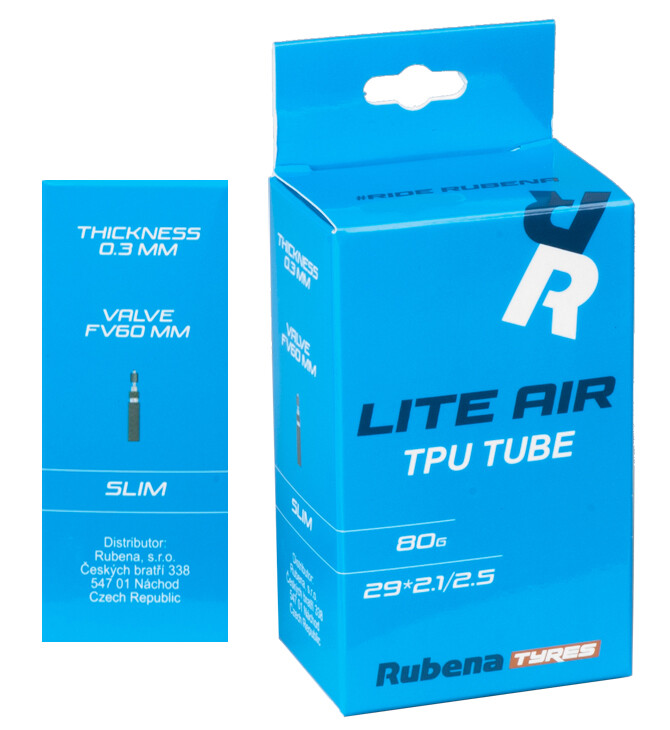 Duše RUBENA TPU 29x2,10-2,50 FV 60mm v krabičce