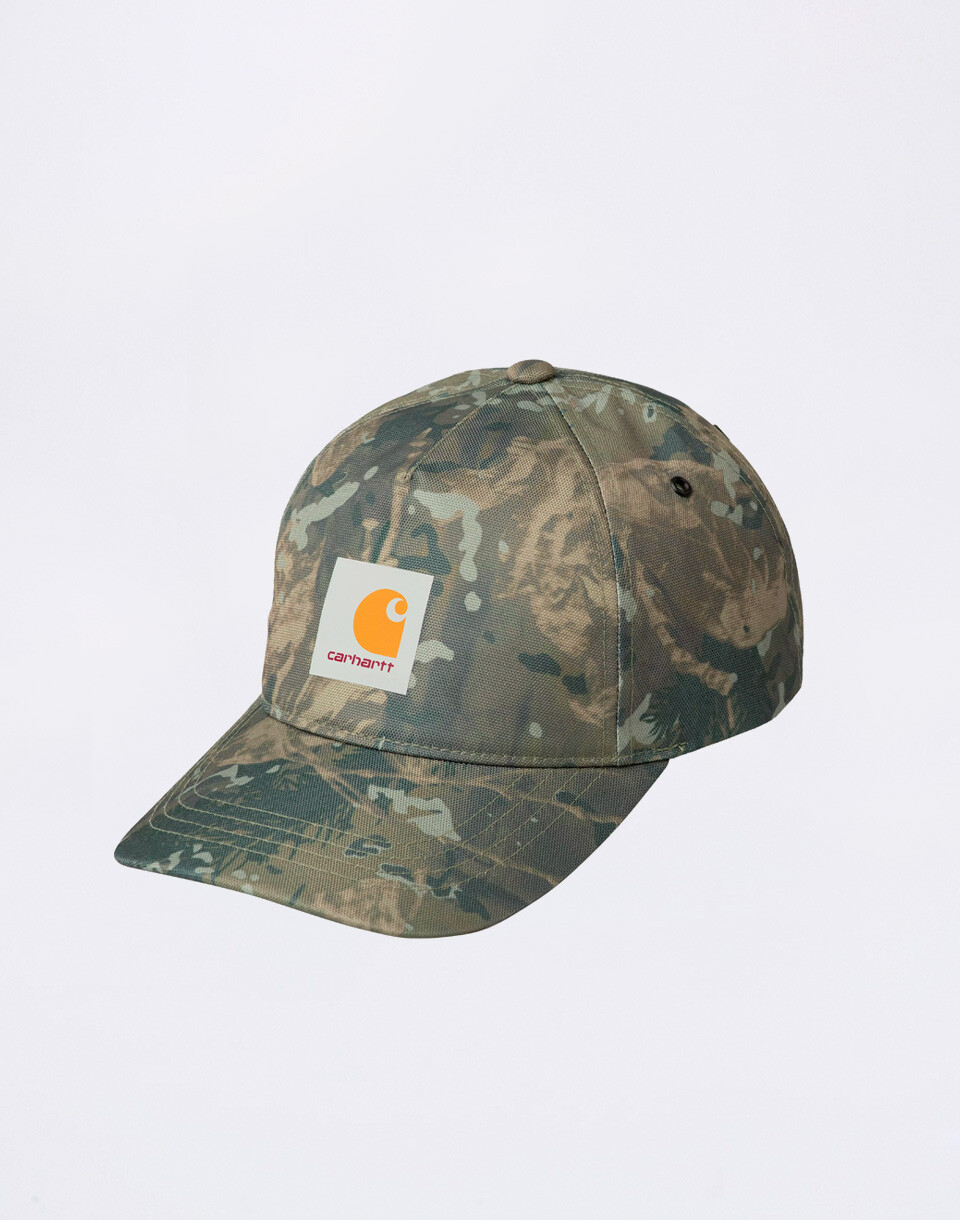 Carhartt WIP Holden Cap Camo Combi, Green/Black