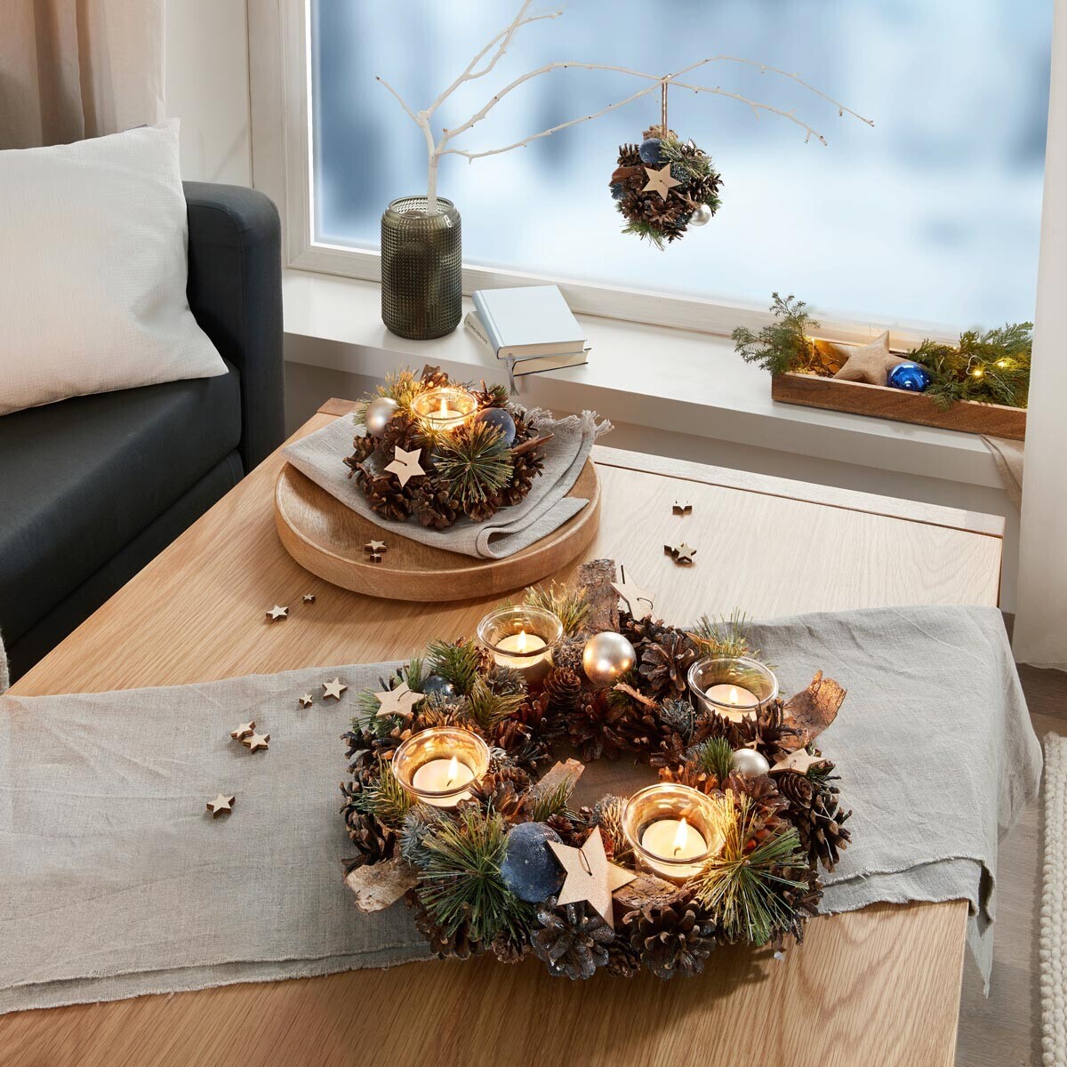 Die moderne Hausfrau Dekorace Atmosféra, sada 3 ks