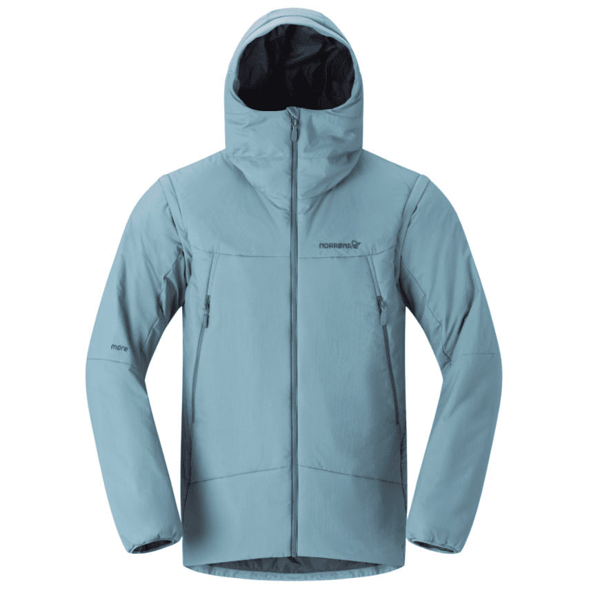 Pánská bunda Norrona møre thermo60 aero100 Jacket Velikost: L / Barva: modrá