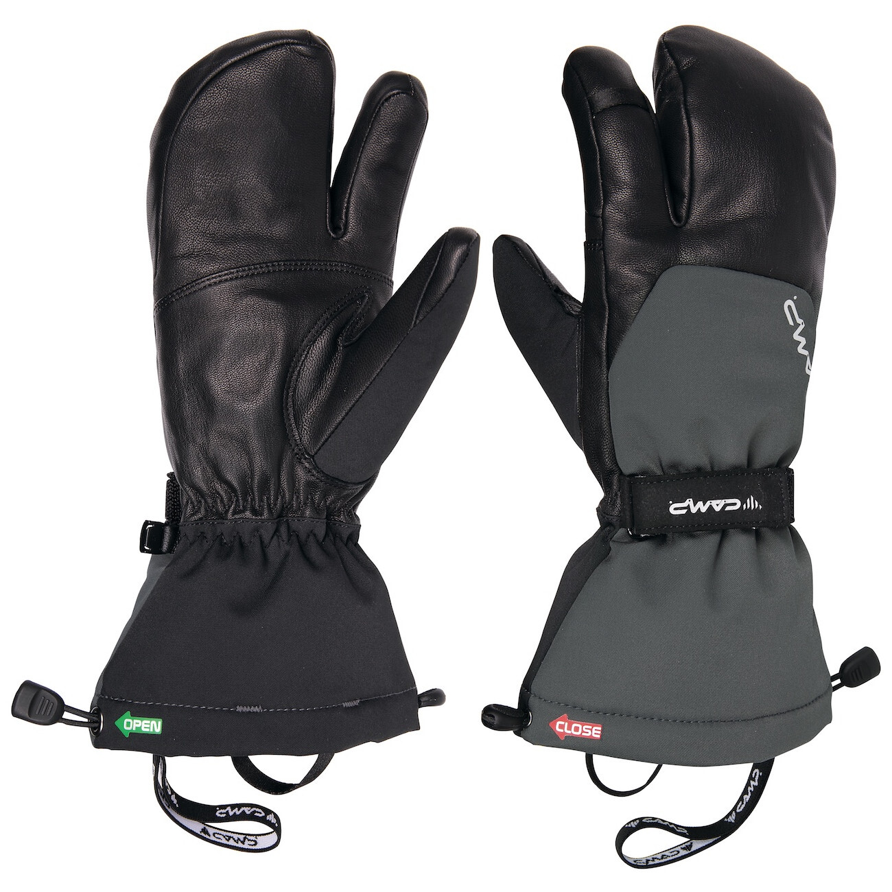 Rukavice Camp Split Mitt N Velikost rukavic: L / Barva: černá