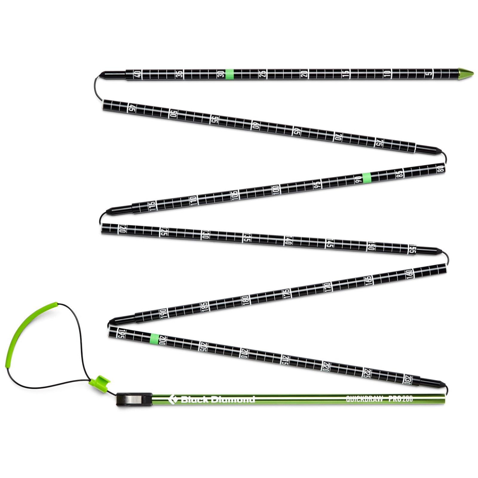 Lavinová sonda Black Diamond Quickdraw Pro Probe 280 Barva: zelená