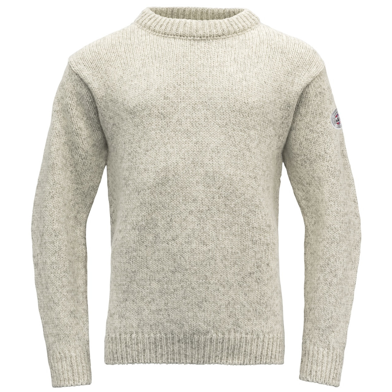 Pánská funkční mikina Devold Nansen Wool Sweater Velikost: L / Barva: světle šedá