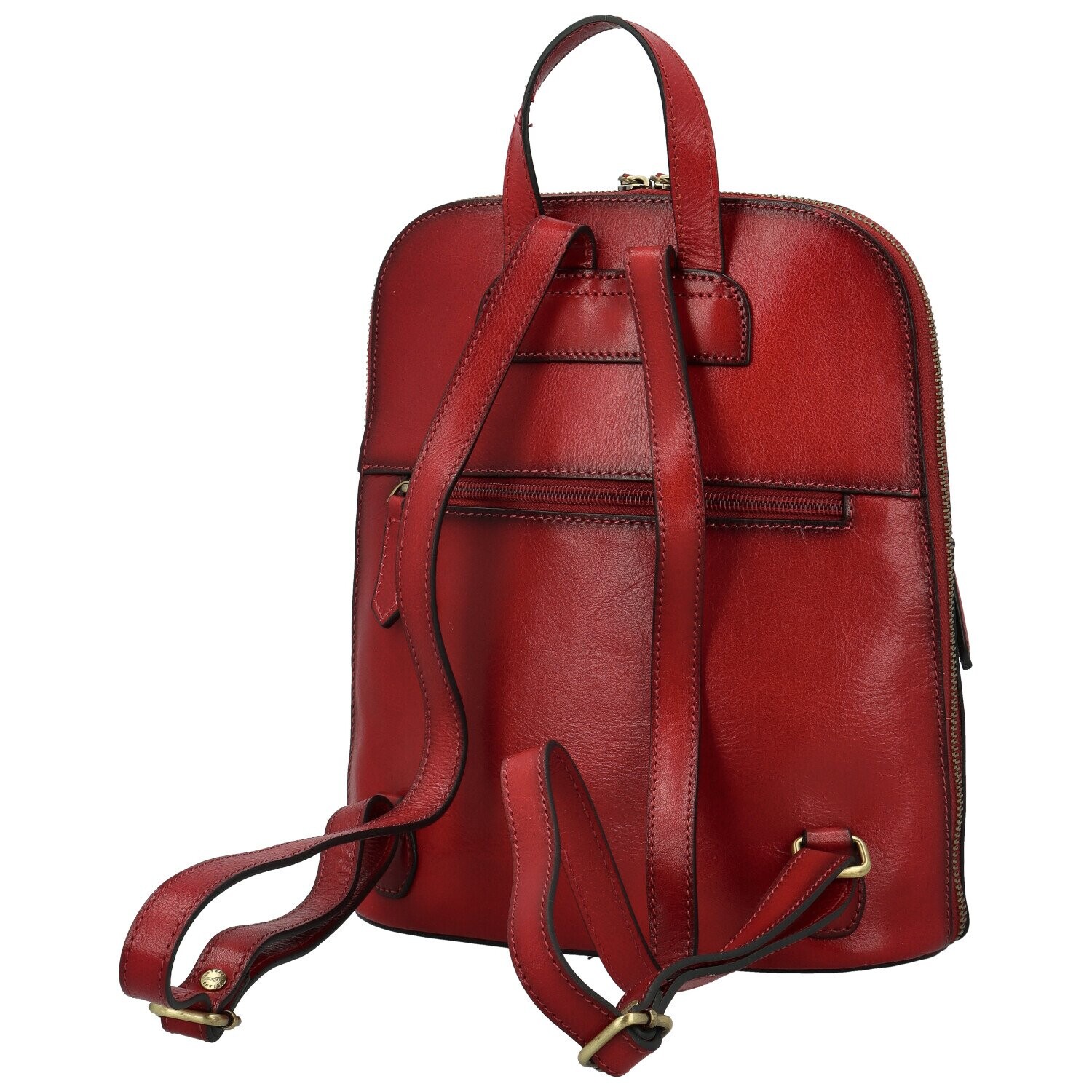 Luxusní dámský kožený batoh Katana Sayre, vínový