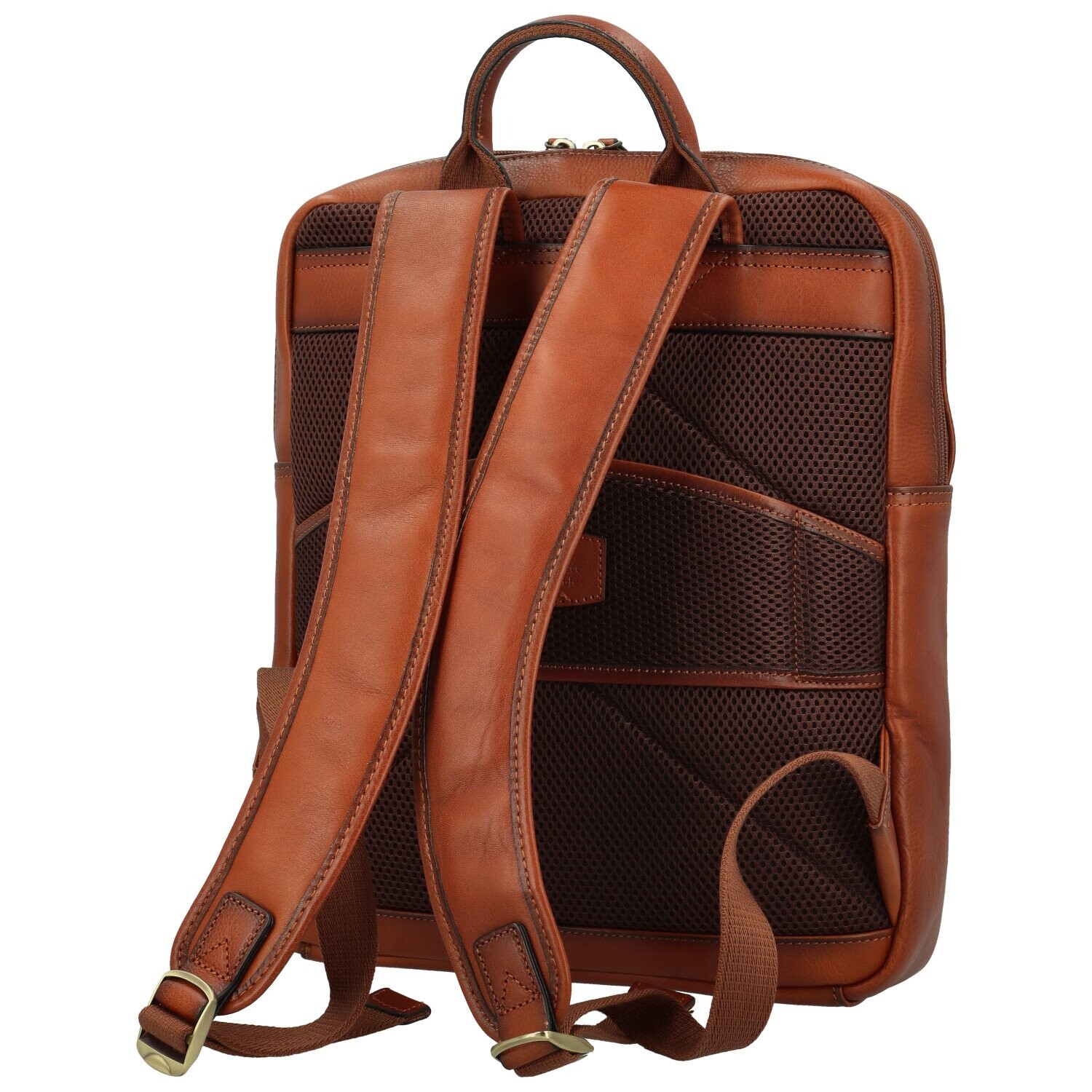 Luxusní kožený batoh Katana Neus, koňakový