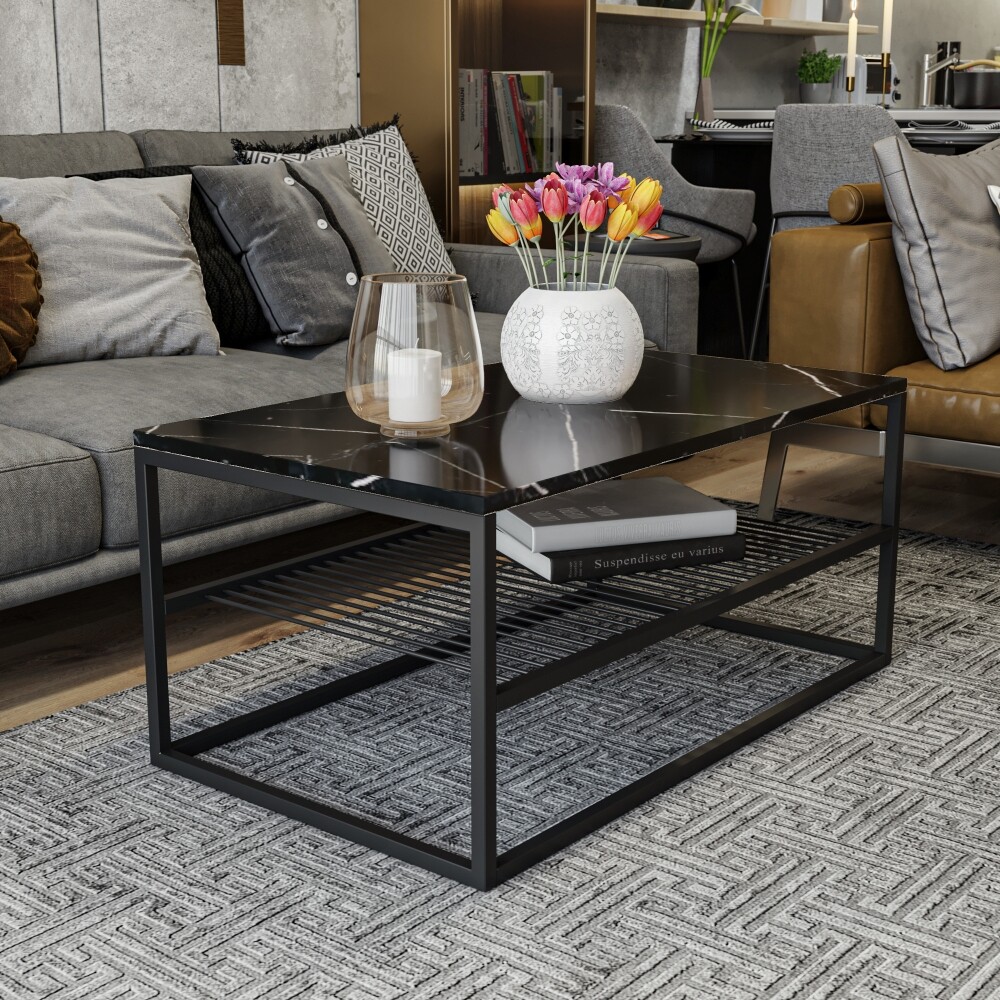 Konferenční stolek AJUMBA, černá