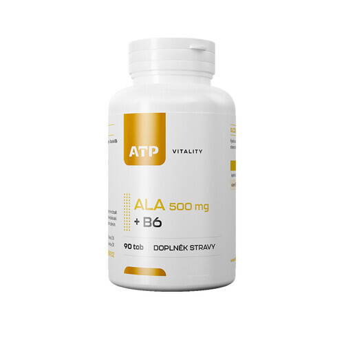 ATP Vitality ALA 500 mg + B6 90 tobolek