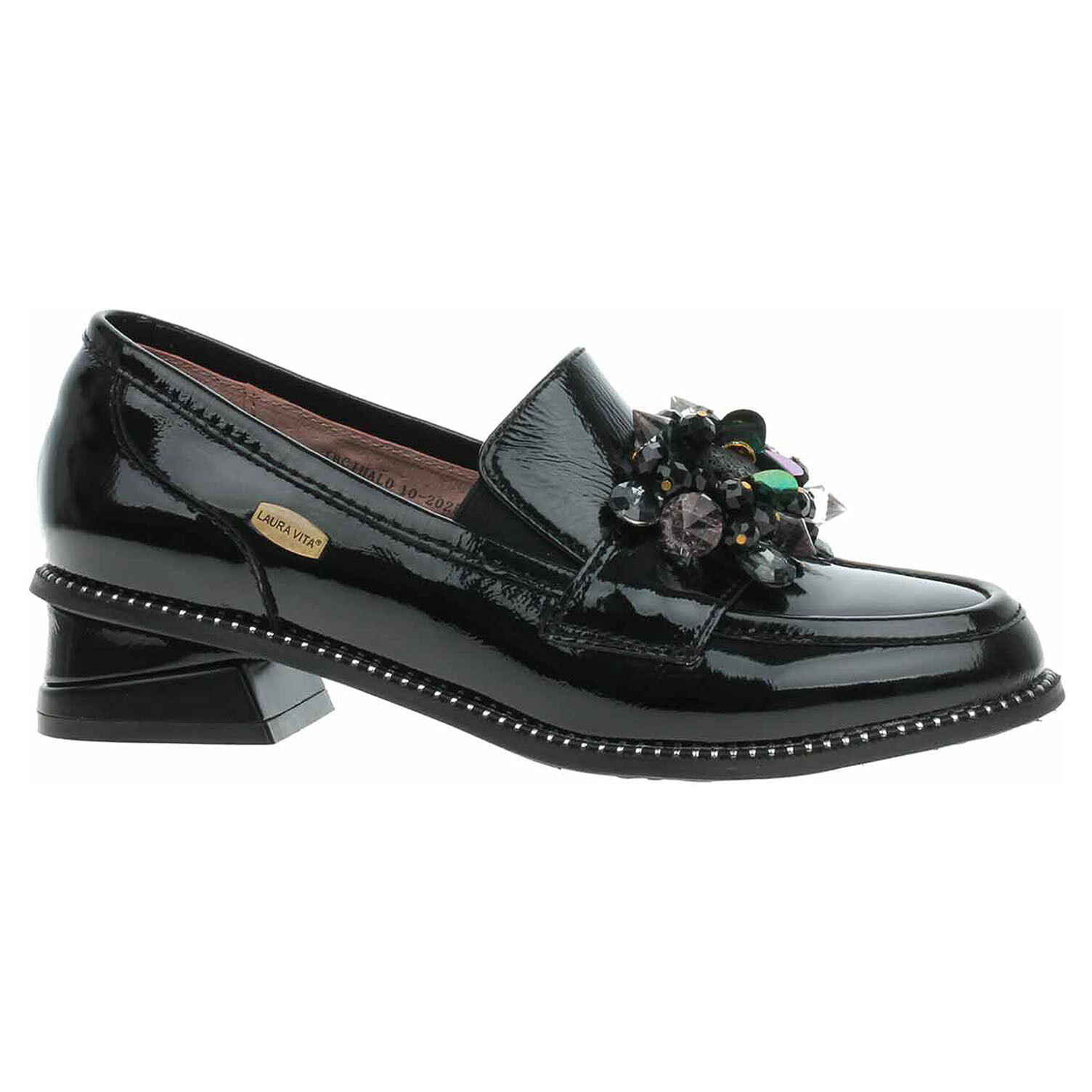 Ecco Dámské mokasiny Laura Vita Ibcihalo 10 werni noir 23001157