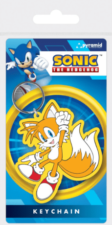 Sonic gumová klíčenka – Tails