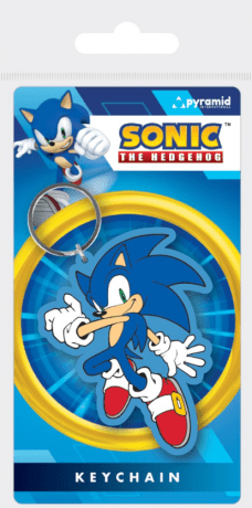 Sonic gumová klíčenka – Sonic the Hedgehog