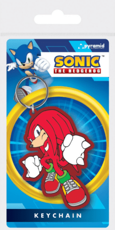 Sonic gumová klíčenka – Knuckles