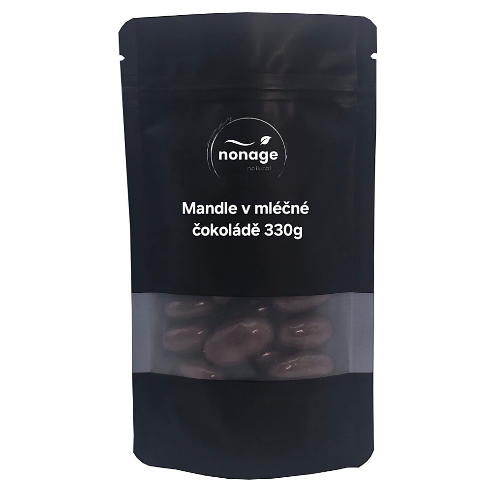 NONAGE Mandle v mléčné čokoládě 330 g