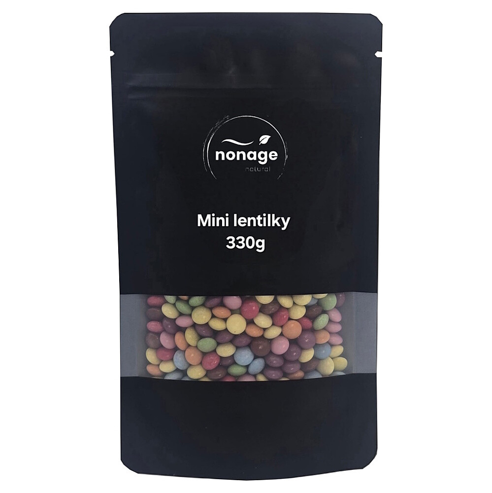 NONAGE Mini lentilky s přírodním barvivem 330 g