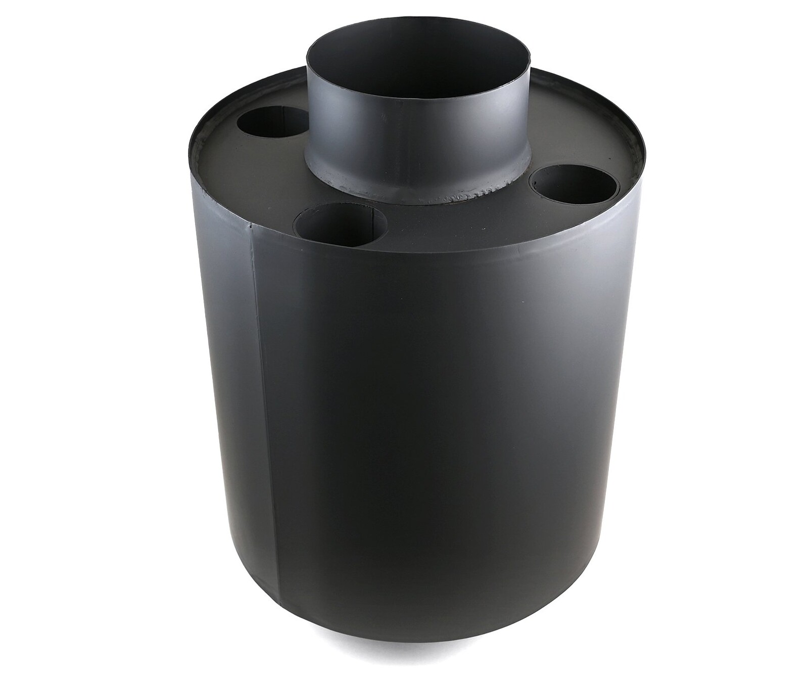 Výměník tepla 150mm černý - 4otvory