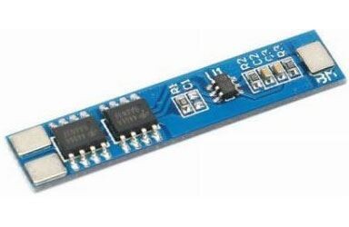 Ochranný obvod a balancér pro 2 Li-Ion články 18650, proud do 5A